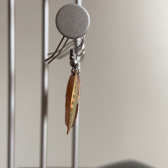 Handmade Turkish Copper Earrings - Picture 6 of 6